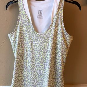 Tennis top - Eleven cheetah print